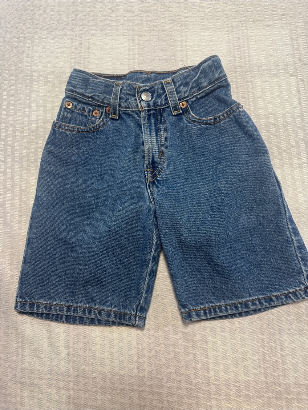 Levi's Kids Light blue Denim Slim Fit Shorts